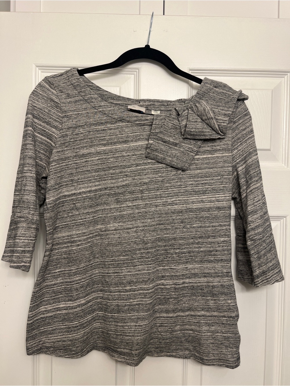 Anthropologie Postmark Bow Detail Top - Large